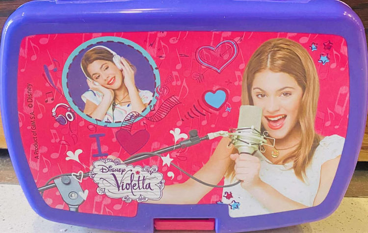 Picture of 4217 DISNEY VIOLETTA LUNCHBOX WITH TWO COMPARTMENTS